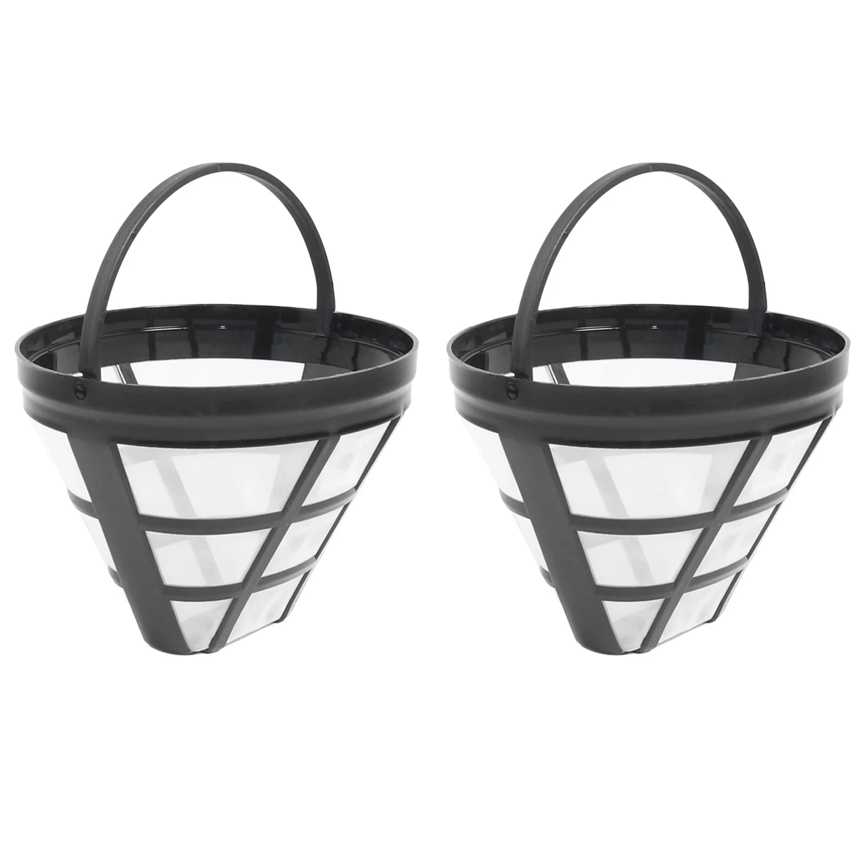 2Pack No.4 Reusable Coffee Maker Basket Filter for Ninja Filters, Fit Most 8-12 Cup Basket Drip Coffee Machine