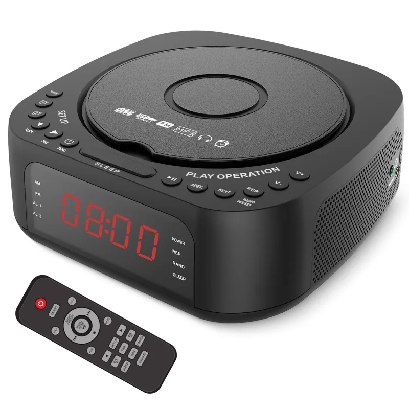 CD player Integrated FM radio Bluetooth speaker CD player Music player Radio Multi-country voltage