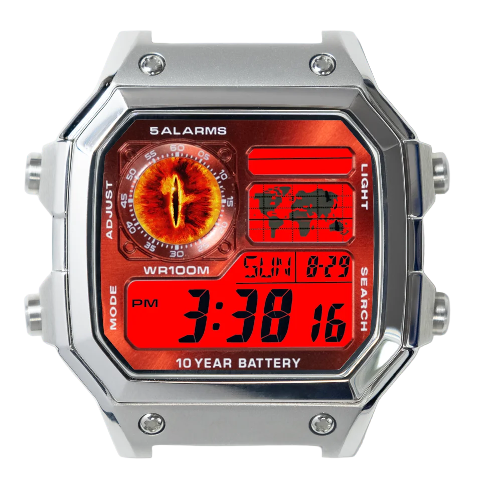 Compatible with CASIO AE1200 17 Style Hour Part Stickers Decals High Definition  3299 Module Mod Kit view 5