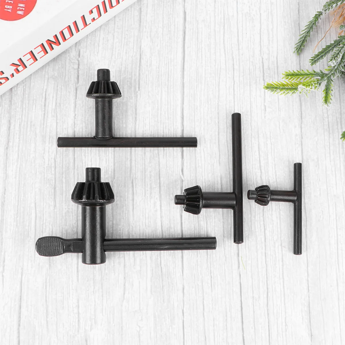 

4pcs Chuck Wrench 20Mm 10Mm 13Mm 16Mm Black For Electric Drill Hammer Mode Three Jaw Key Hand Drill Key Tool Part