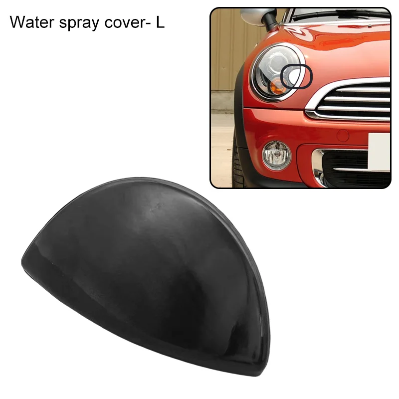 Headlight Nozzle Right or Left Black Washer Cover For BMW MINI COOPER R55 R56 R57 R58 R59 61672752560A 61672752559A