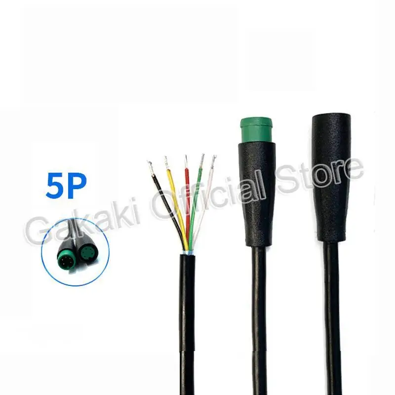 5pin M8 Electric bicycle E-bike waterproof plug connector Scooter brake cable pluger signal connect cut off power sensor