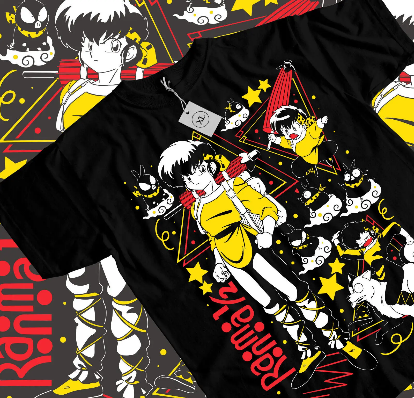 Ranma 1/2 T-Shirt  Takahashi Manga Anime T-shirt Graphic Tee