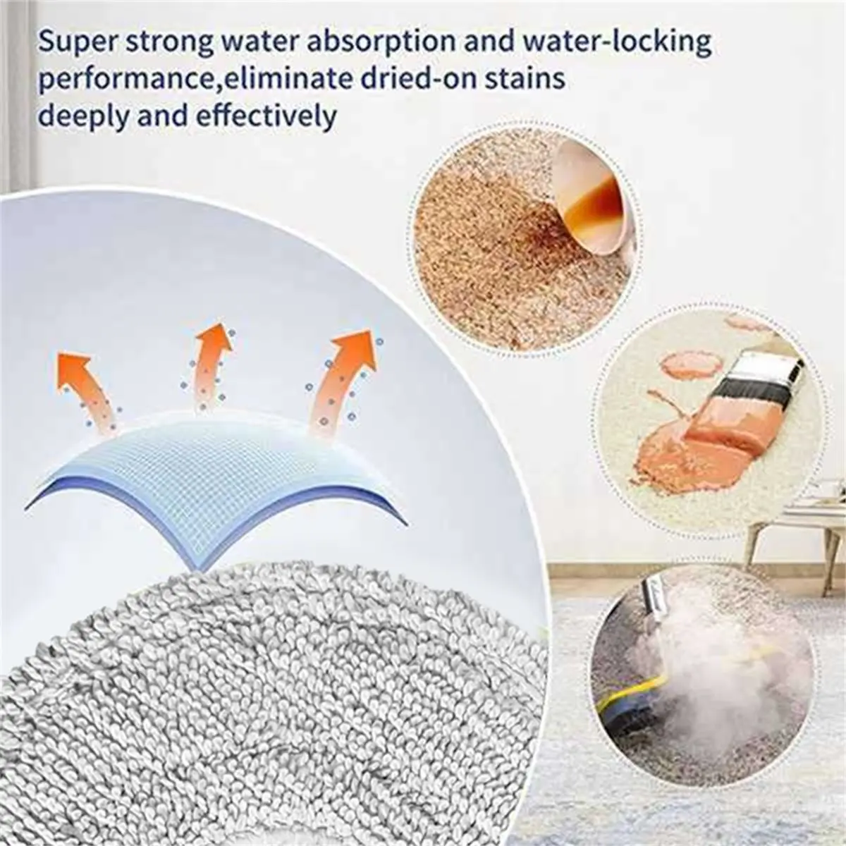 12PCS Mop Pads For … - image