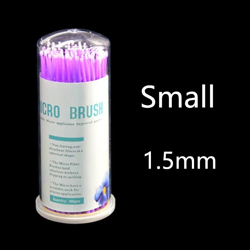 8×100PCS/Bottle Dental Disposable Micro Brushes Applicators Dentist Materials Micro Brush Dentistry Extension Tools
