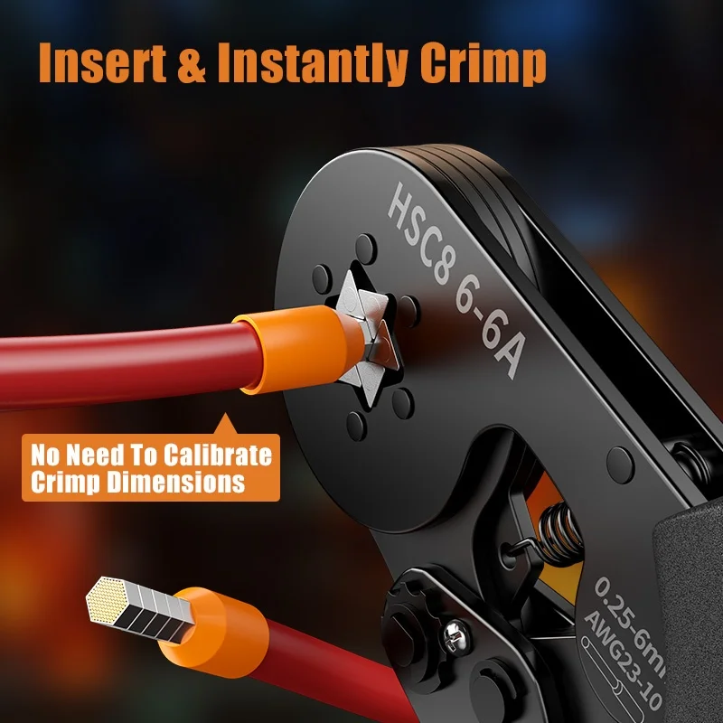 2449pcs Heavy-Duty Ferrule Crimping Tool with Self-Adjustable Ratchet Mechanism-Terminal Crimping Pliers Set, 2120Wire Connectors&328 Heat Shrinkable Sleeve, Automotive Industrial Electrical Wiring, Non-Electric-Ideal for DIY&Professional Electrician view 4