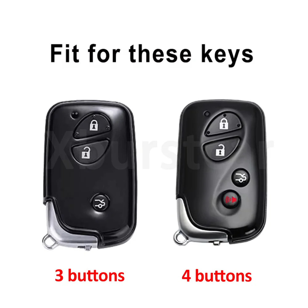Remote Keyless Protector Keychain Car Key Fob Cover Holder For Lexus GS300 IS220 RX270 RX350 RX300 IS Is250 Ct200h 2015 GX460