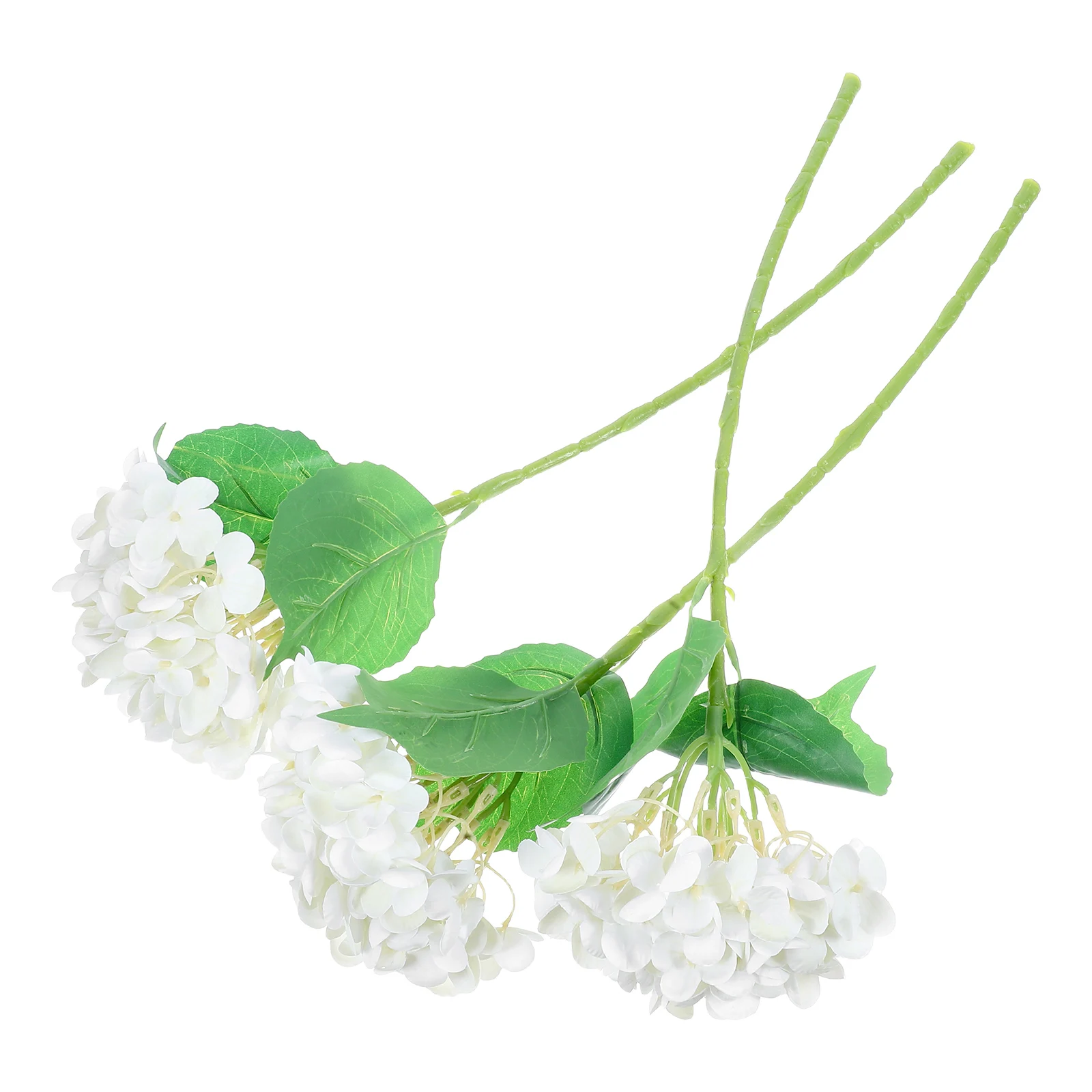 

3pcs Artificial Hydrangea Silk Flower Decor Indoor Plants Fake Dining Table White Wedding PartyDecoration Versatile Use