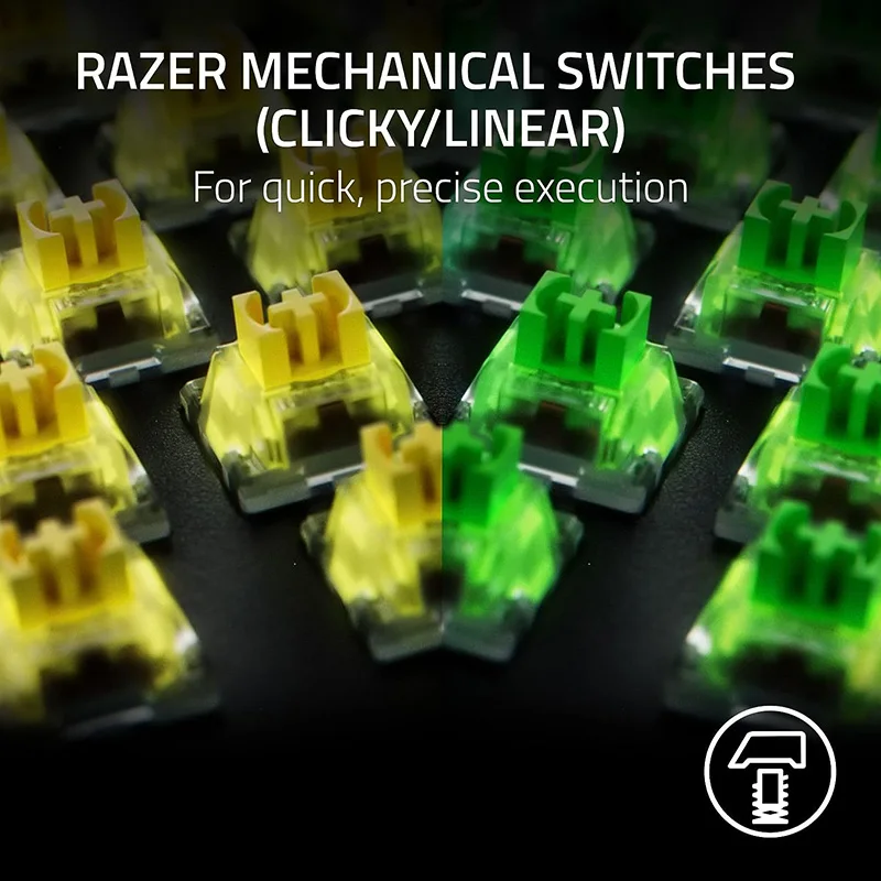 Imagem -02 - Teclado Mecânico para Jogos Razer-blackwidow v4 x Teclas Macro Dedicadas Multifunções Rolo e Teclas de Mídia Secundárias