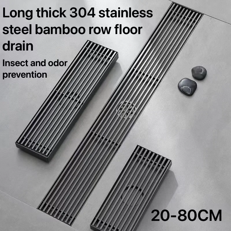 gun-gray-thickened-304-stainless-steel-floor-drain-bathroom-toilet-large-displacement-floor-drain-anti-odor-and-insect-proof