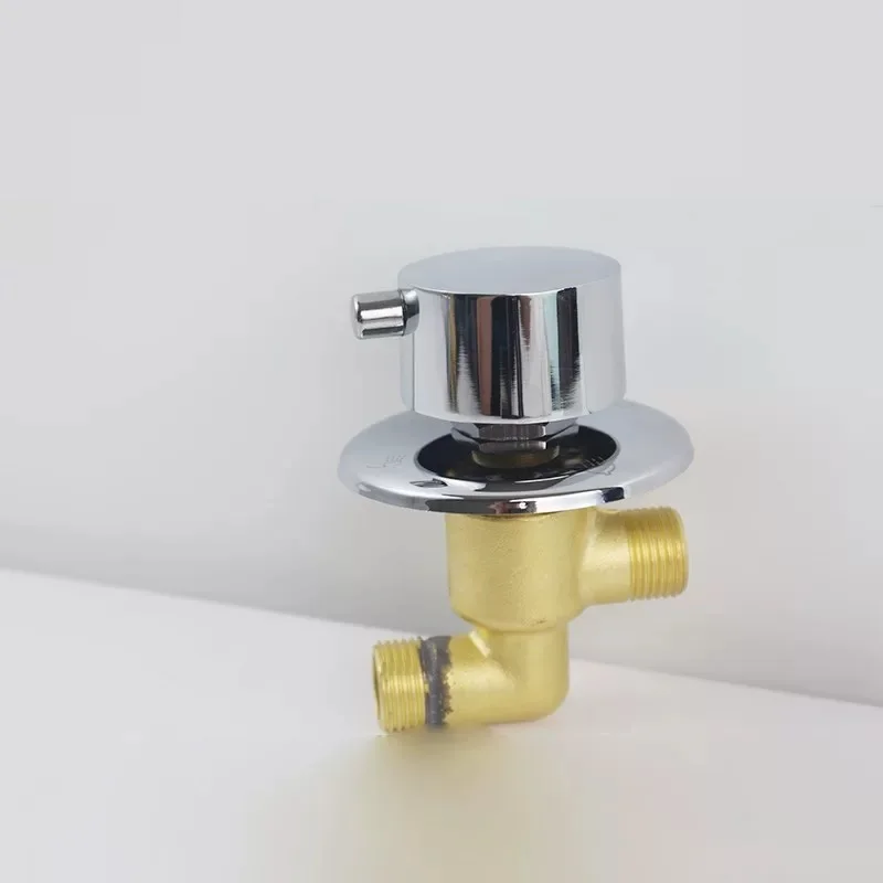 

Wall Mounted 1/2*1/2 One Inlet One Outlet Shower Room Mixer Switch Bathroom Shower Faucet Brass Valve Switch