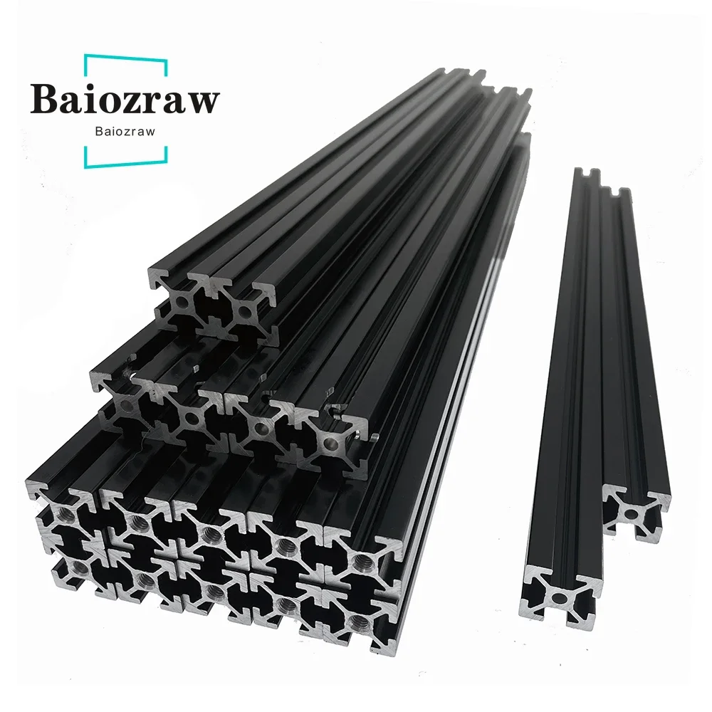 Customized! Baiozraw  Misumi Extrusion Frame Kit   3D Printer Black  Anodized Blind Joints Extrusion Frame for Voron 2.4 Parts