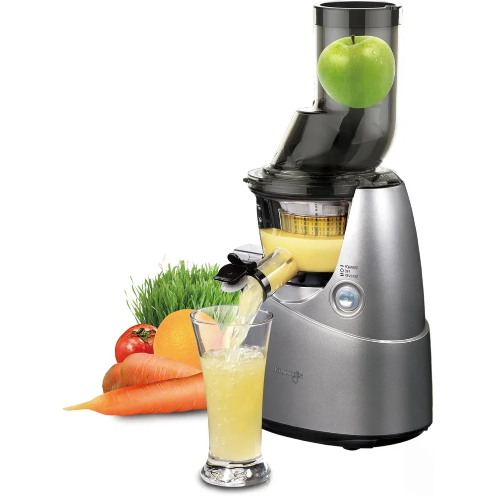 Slow Juicer B6000S - Higher Nutrients and Vitamins, BPA-Free Components, Easy to Clean, Ultra Efficient 240W, 60RPMs