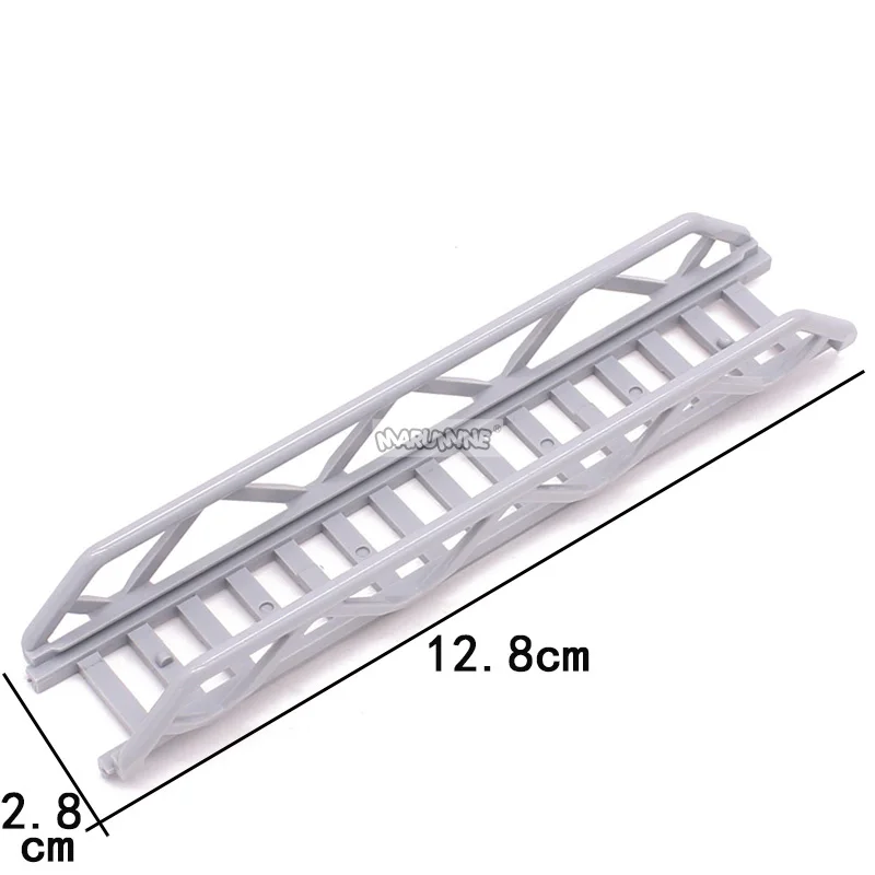 Marumine MOC 5 sztuk cegły wóz strażacki drabina teleskopowa utwór kompatybilny 11299 klocki do budowy sceny zgromadzenie DIY luzem akcesoria