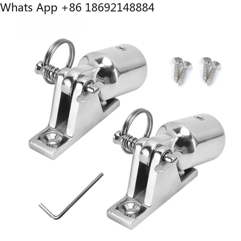 

Stainless steel hiker set top hardware, deck hinge with quick release pin, eye end