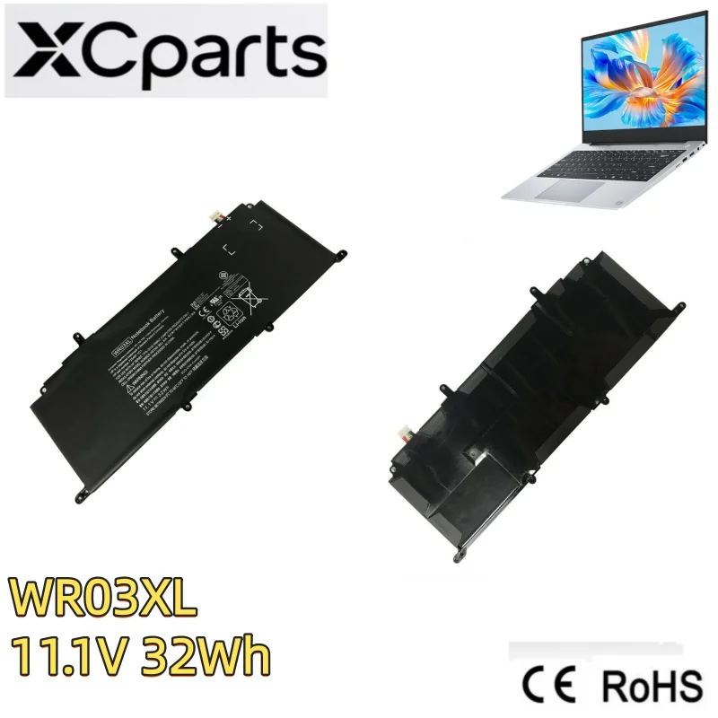 3Cell New WR03XL Laptop Battery for HP Split X2 13-M000 Ultrabook TPN-Q133 HSTN-DB5J HSTN-IB5J 725607-001 725497-1C1 11.1V 32Wh
