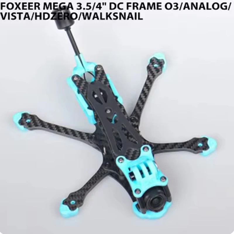 

Foxeer mega 3.5/4 "dc rahmen o3/analog/vista/hdzero/walk snail