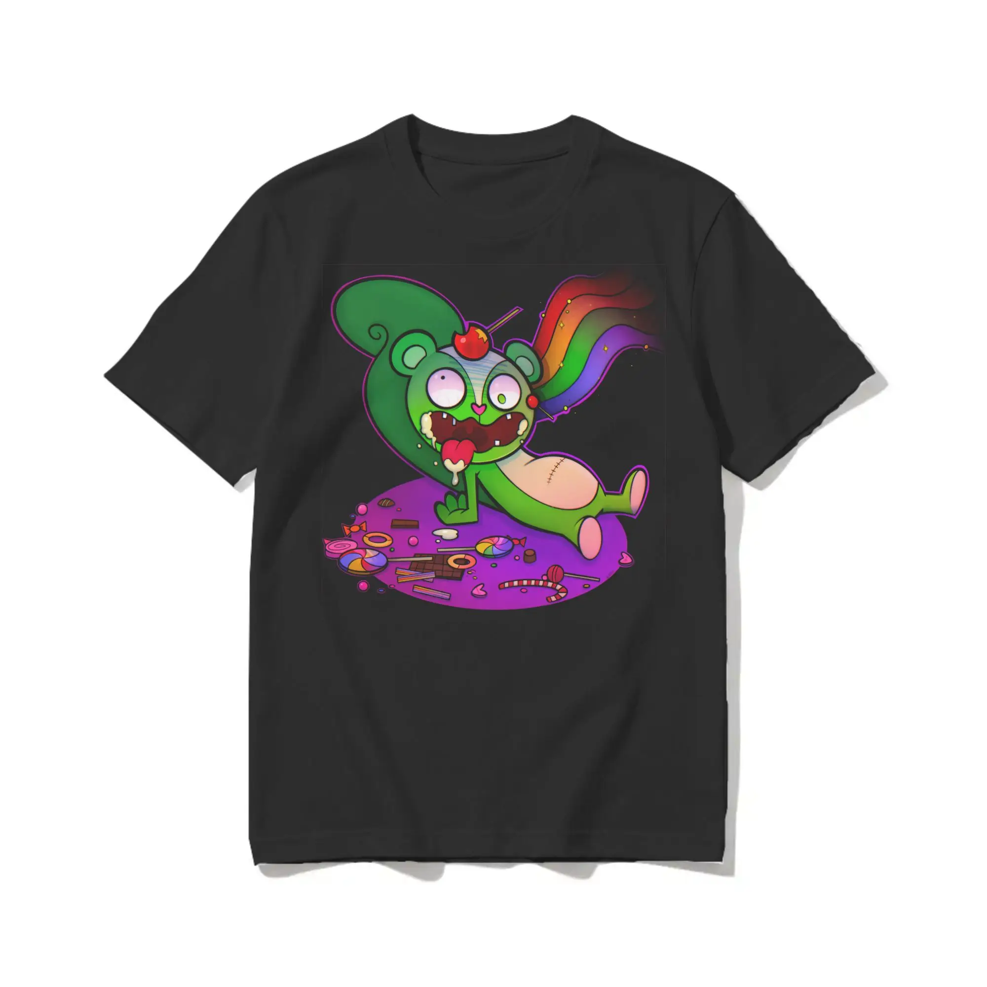 Men Women T-Shirts NUTTY Happy Tree Friends Novelty 100% Cotton Tees Short Sleeve  T Shirt O Neck Clothes Gift Idea