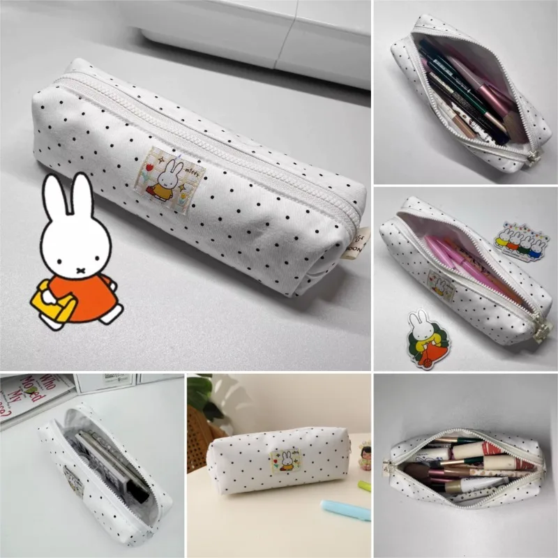 

Популярный чехол для ручек серии Miffy с героями мультфильмов, милый креативный портативный косметичка, большой емкости, канцелярские принадлежности, пенал, подарки для девочек