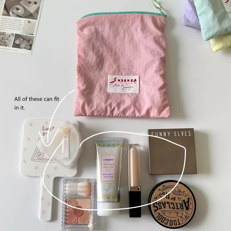 Storage Bag, Cosmetic Bag, Convenient Thin Lipstick Storage Bag, Sanitary Napkin Bag, Travel Bag, Coin Purse, Toiletry Bag