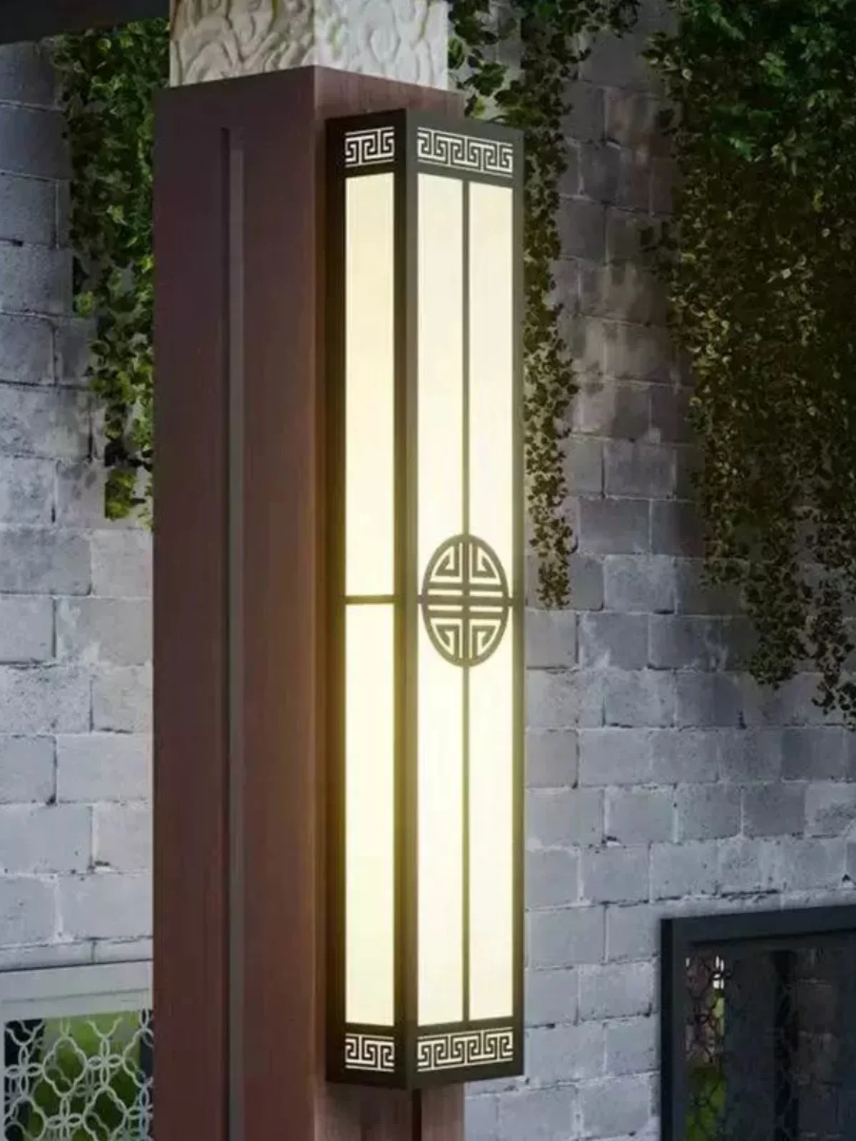 New Chinese-style outdoor waterproof wall lamp outdoor villa gate hotel park modern simple custom exterior wall lamp