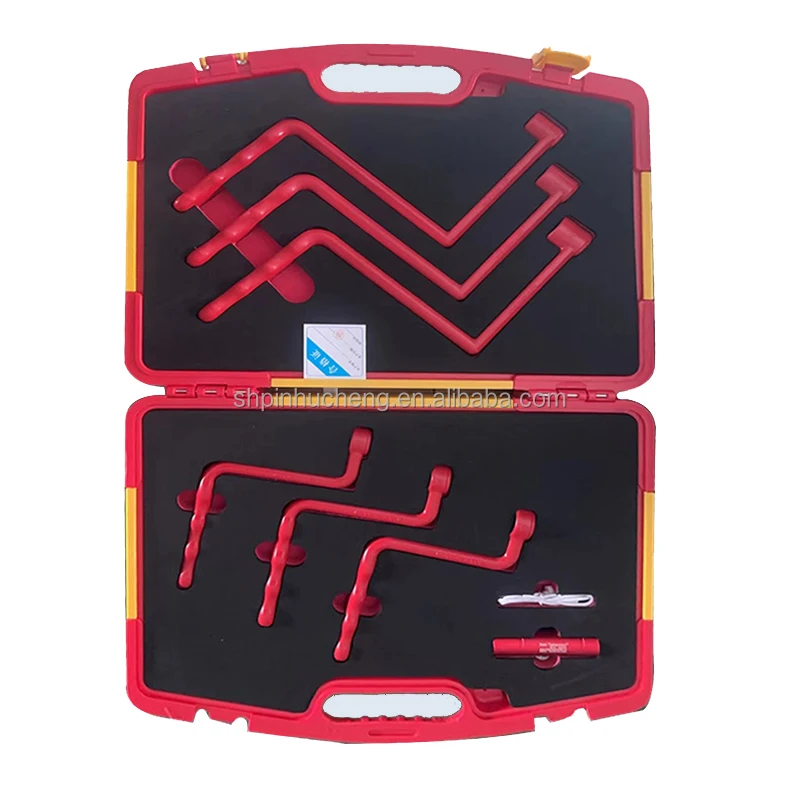8pcs hardware VDE insulated Z-type insulated stop ring wrench 1000V manual auto repair tool set