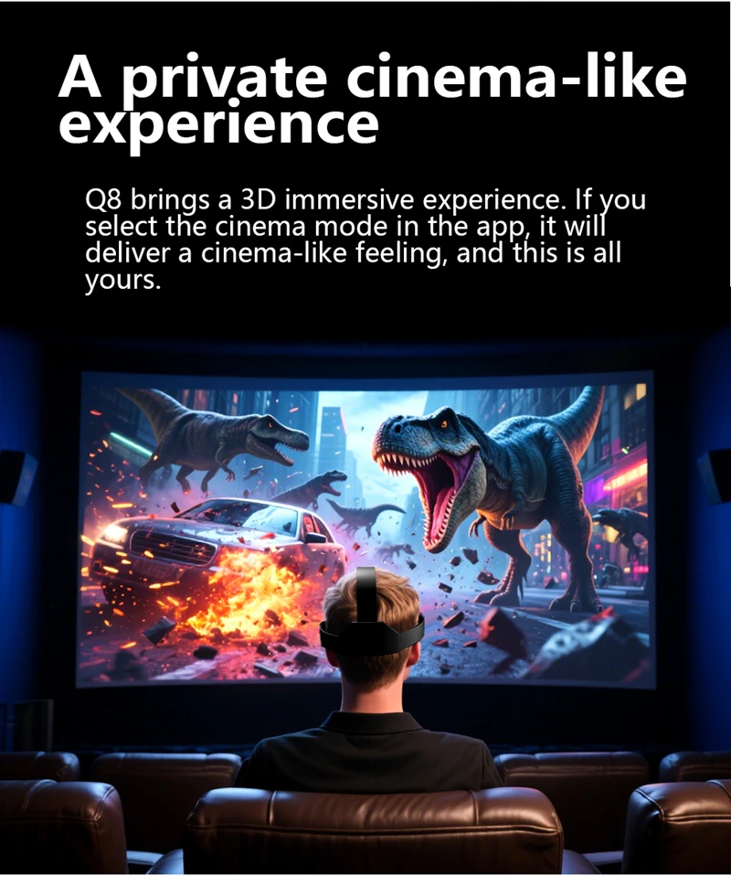 Neues VRG Q8 All-in-One VR-Headset Virtuelle Realität 3D Panorama-Gaming AR für Smartphones – Detail 13