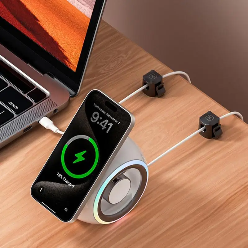 Adhesive Cable Clips efficient workflow Cable Organizer Clips Wire Winder Holder Earphone Mouse Cord Clip USB Cable Wire Manager