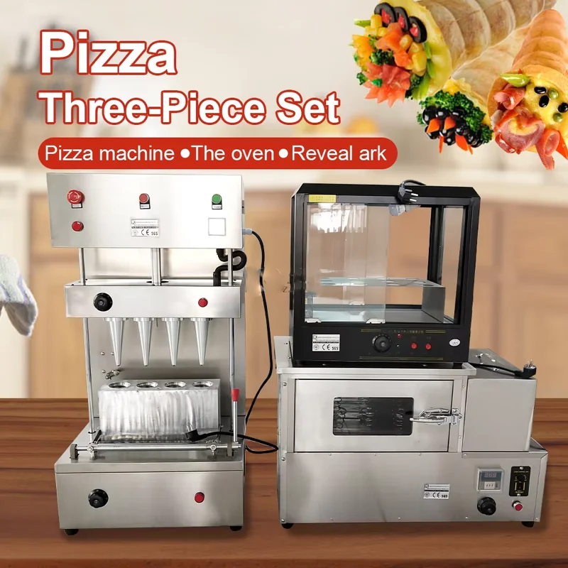 Pizza Cone Machine Set Pizza Cupcake Cone Making Machine Automatic Pizza Cone Making Machine