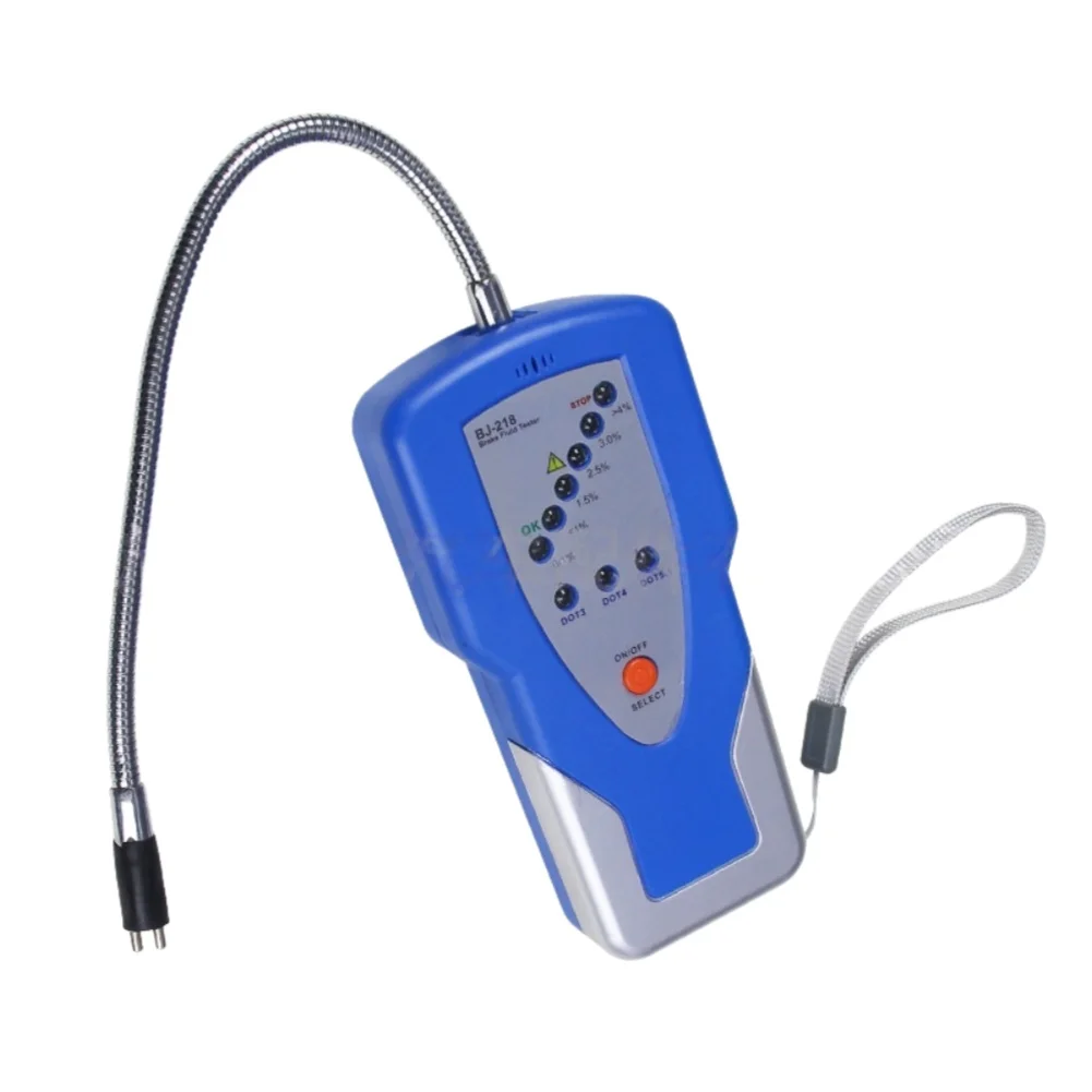 Brake Fluid Tester for Accurate Moisture Detection in for dot3 DOT4 DOT5.1 Brake Fluids with Visual Green Yellow Red LED Readout