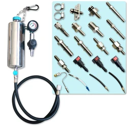 C80 Car Fuel Injector Cleaner Machine Pressure Adjustable Non-Dismantle Auto Maintenance Nozzle Cleaning Washing Tool Hot