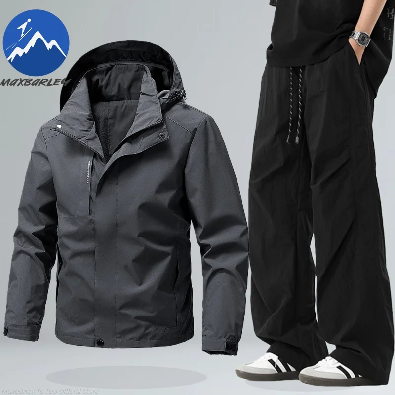 

Комплект велосипедной куртки Maxbarley, ветрозащитная и водонепроницаемая одежда для велосипеда, брюки-карго для мужчин, спортивный костюм для тренировок, велосипедная одежда для мужчин