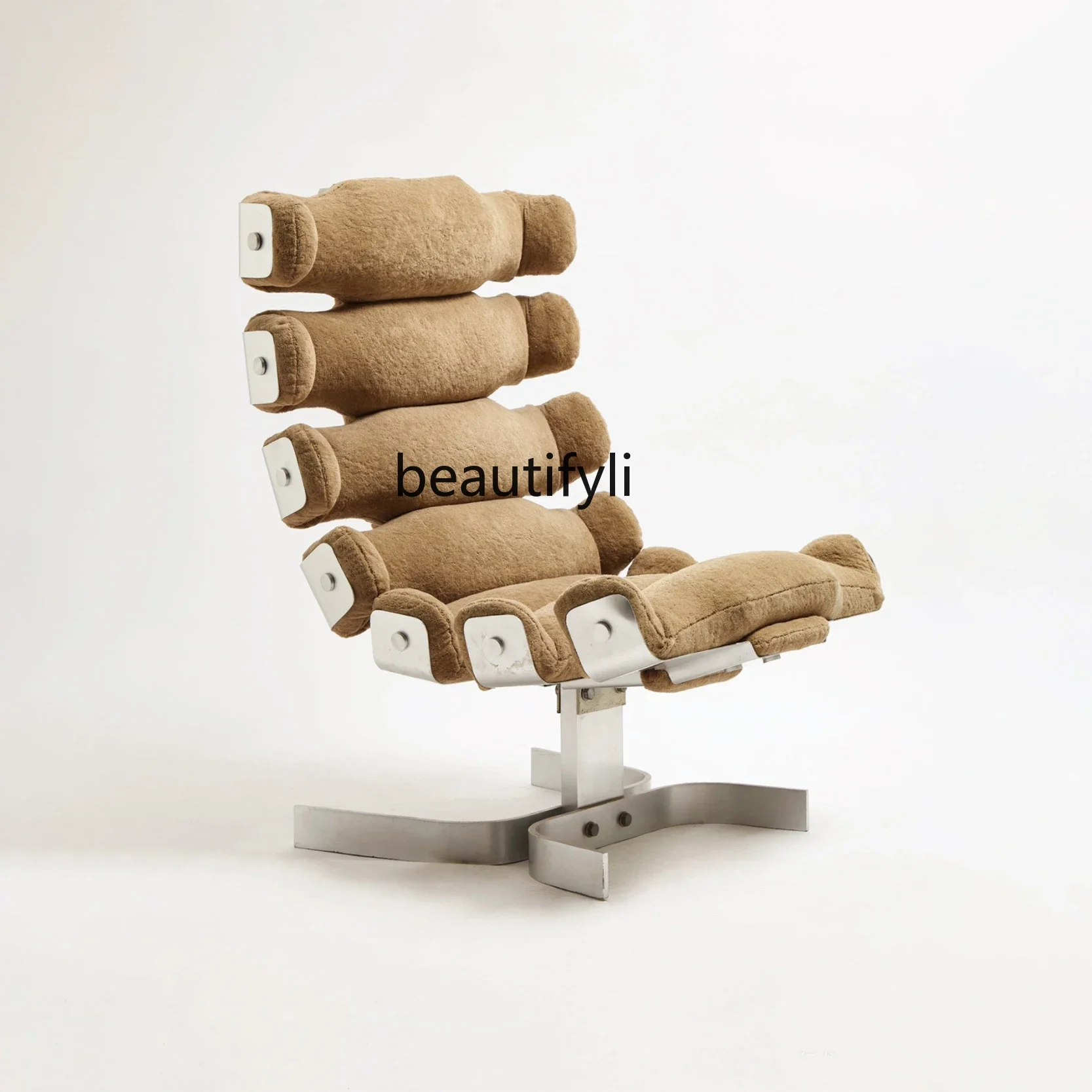 V Customized Modern Minimalist Designer Spine Chair High-Grade Light Luxury Study Office Chair