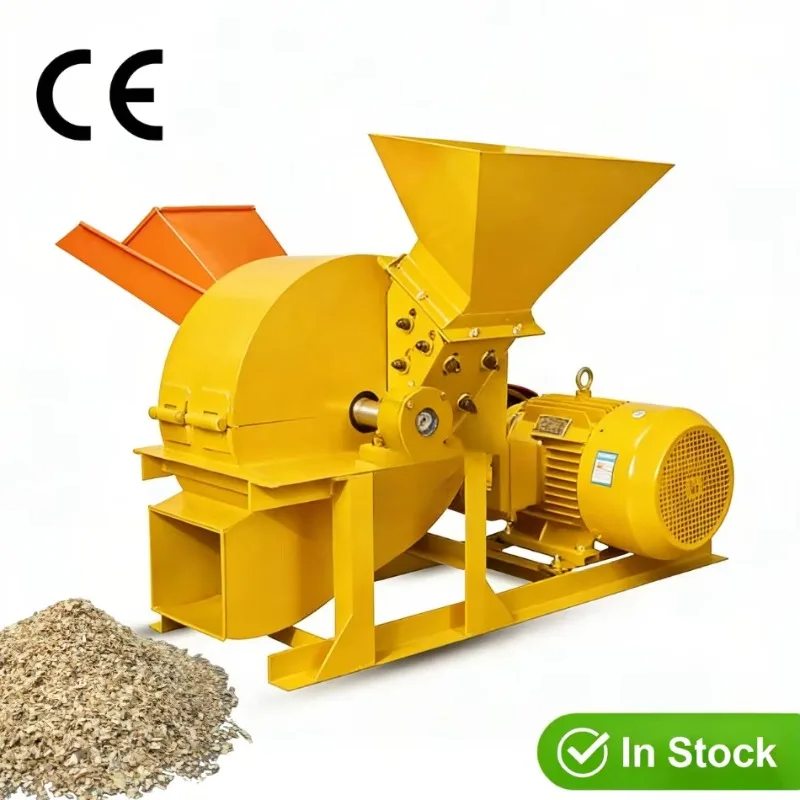 High Efficiency Wood Chipper Machine   Powered Branch Crusher for Forestry
