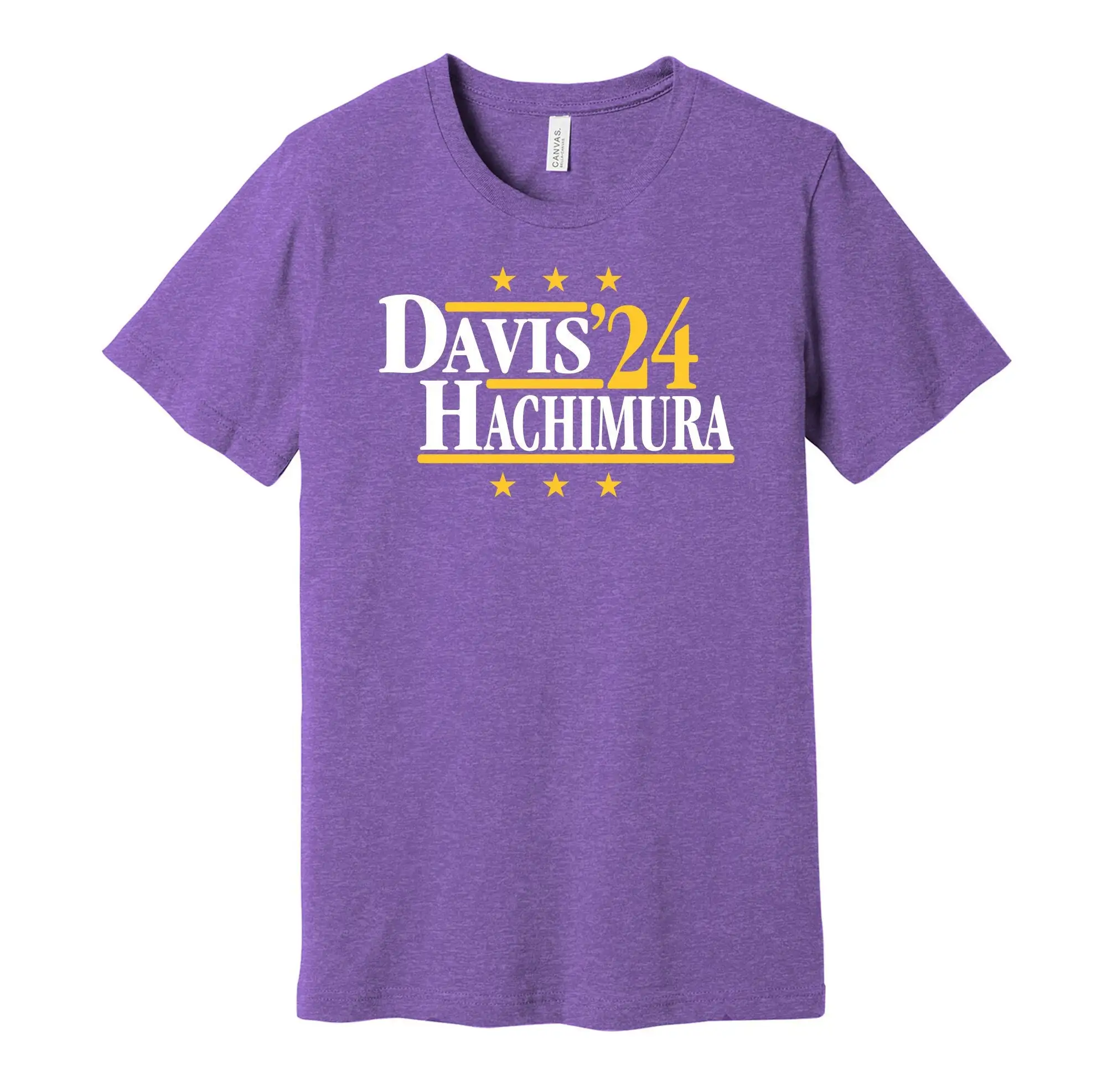 Davis Hachimura '24 Political Campaign Parody T Shirt Basketball Legends For President Fan S M L Xl Xxl 3Xl Lots Of