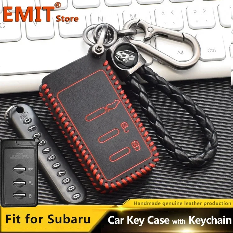 For Subaru XV STI OUTBACK WRV BRZ Impreza Forester Legacy Ascent Car Key Case Remote Protection Cover Keychain Shell Accessories