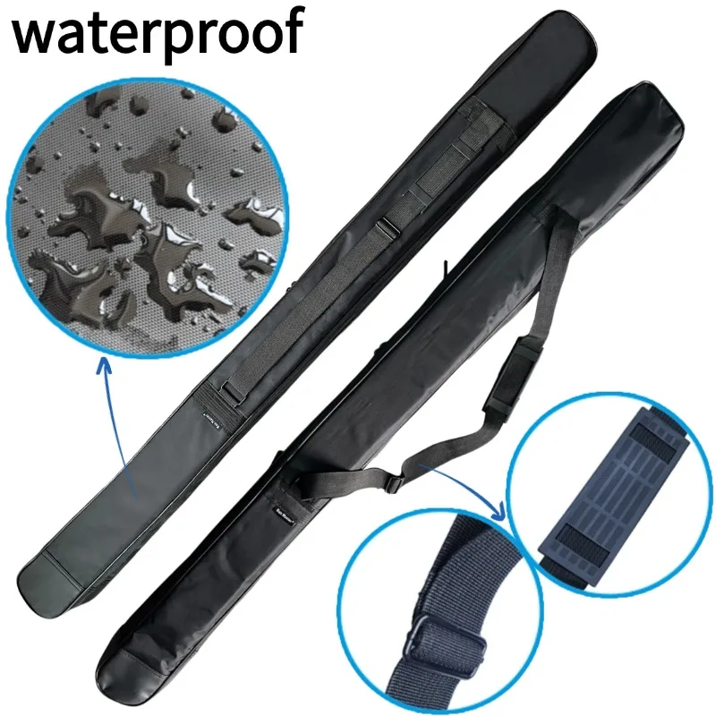 1.3 Meter Tai Chi Sword Bag Weapons Case Martial Art Case Equipment Shoulder Bag Kung Fu Bag Hold 2 With Strap Boken Black
