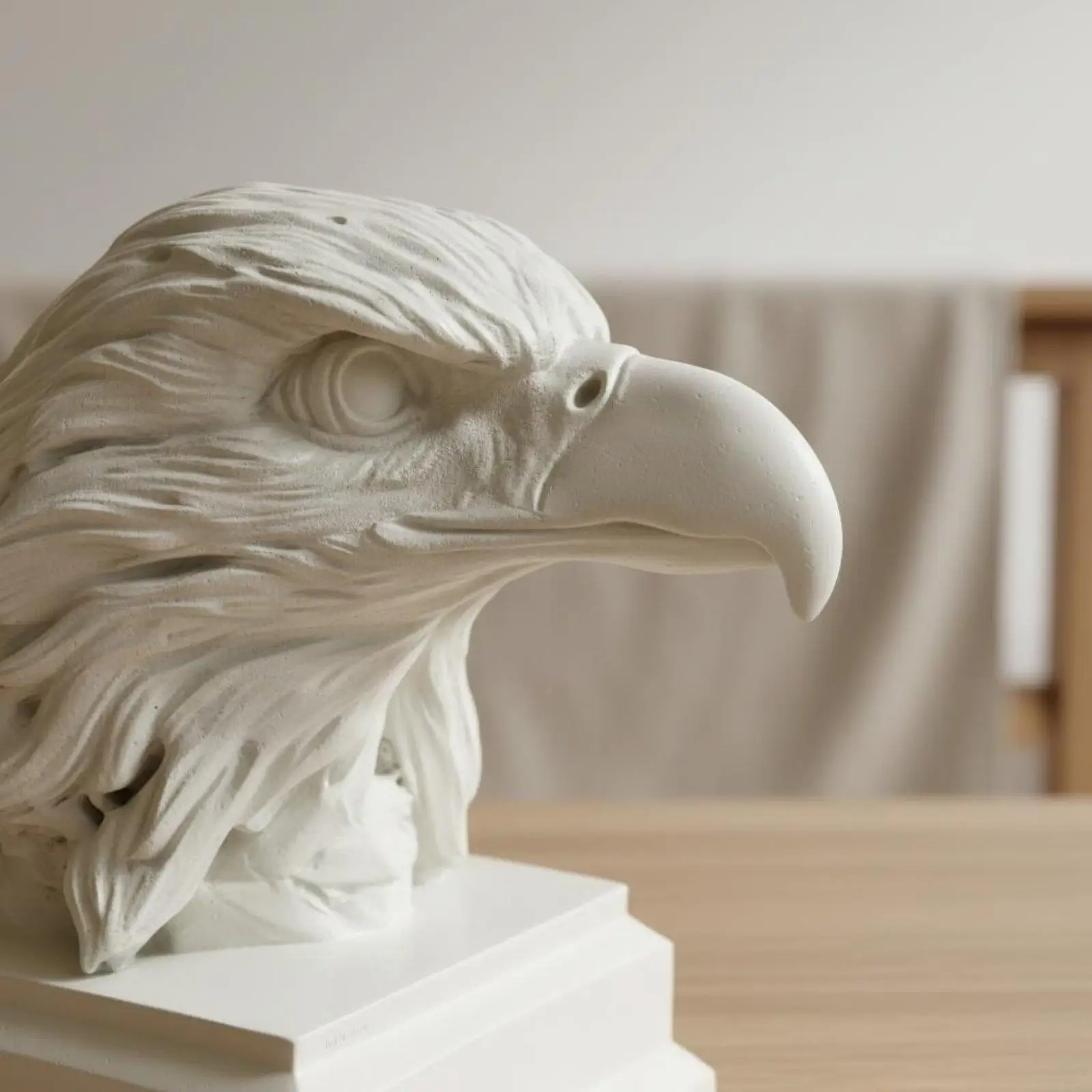 Resin Figurine Sophisticated Animal Head Statue Nordic Decorative Sculpture for Mantelpiece Home Accessories