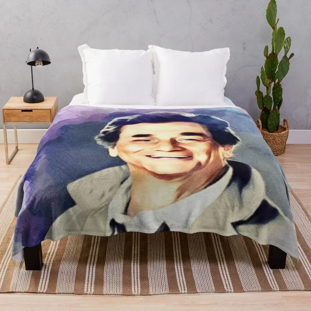 

Peter Falk, Columbo Throw Blanket All Season Lightweight Soft Blanket for Bed