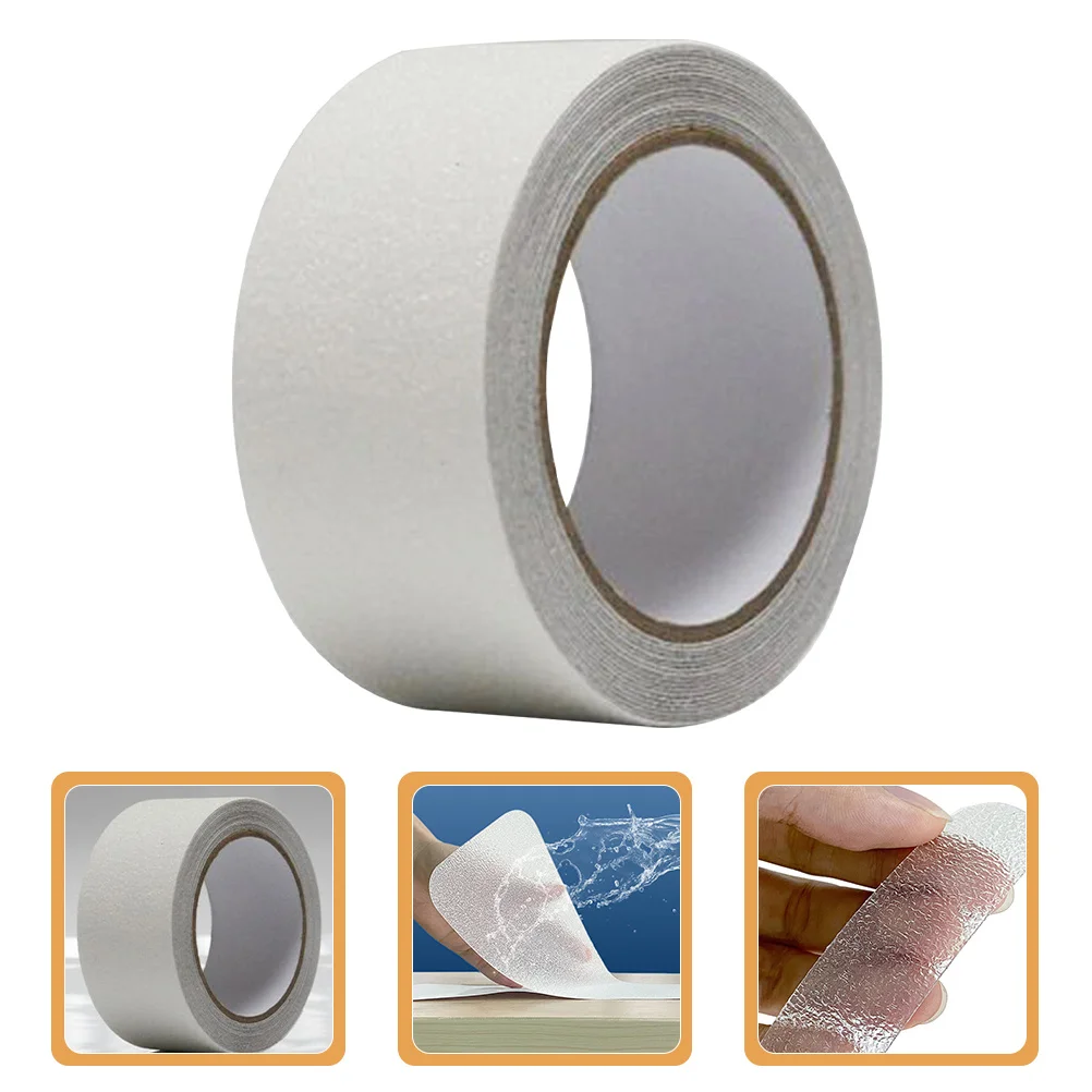 

1 Roll Clear Anti-Slip Tape Transparent Non-Slip Grip Tape for Outdoor Stairs Steps Durable Safety Stair Grips Non Slip