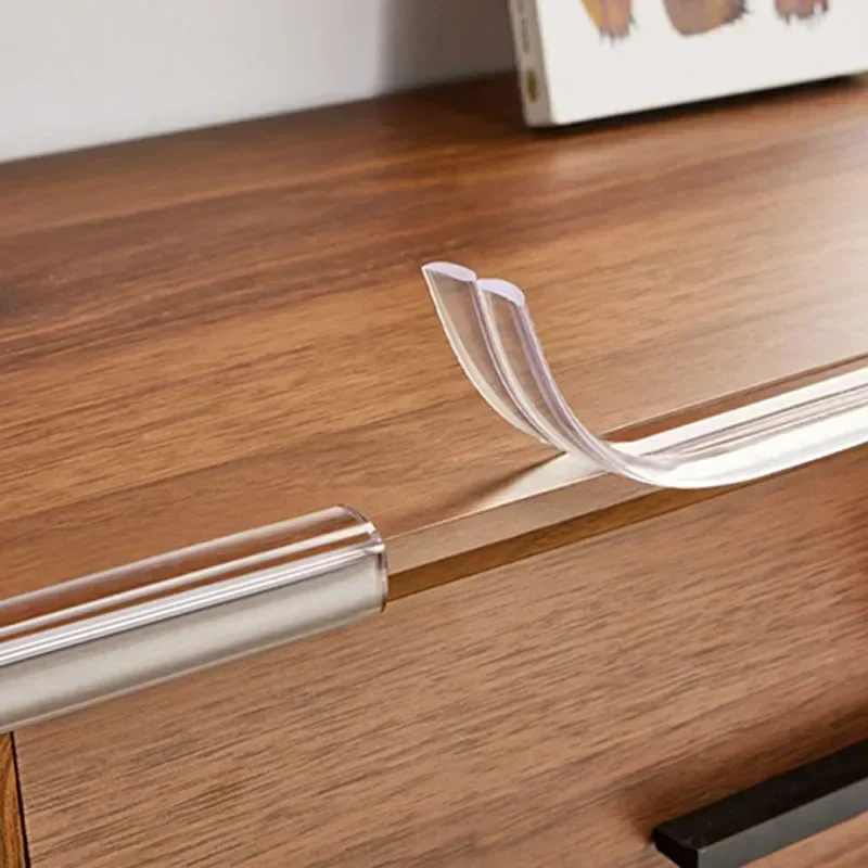 1/3/5M Tischkantenschutz Möbeleckenschutz Streifen Selbstklebend Transparent Kinder Kollisionssicher Weiche Stoßstange Baby Sicherheit