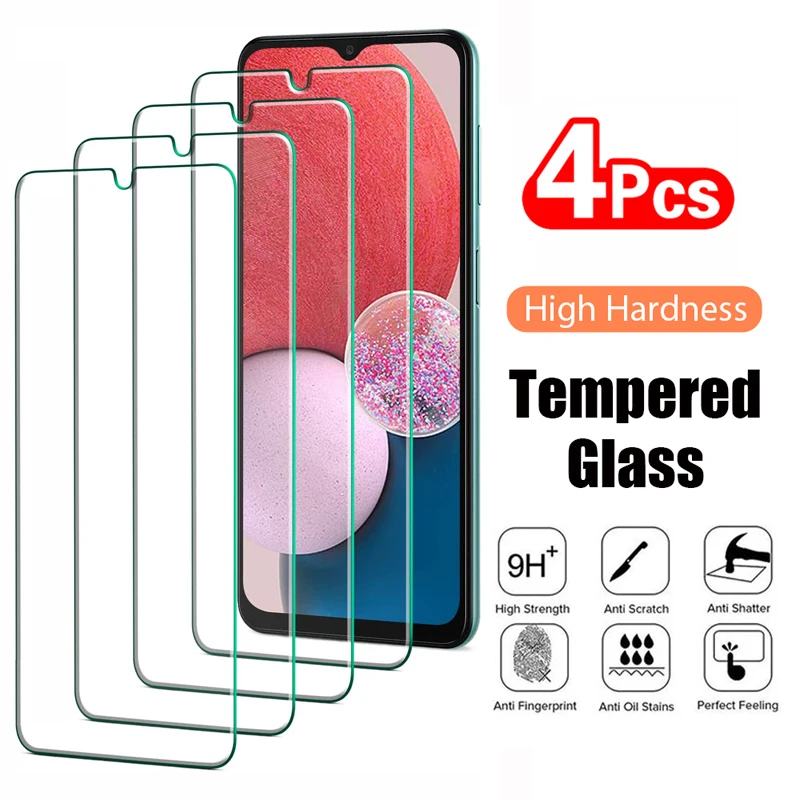 For Samsung Galaxy A14 4G 5G,2/4Pcs 9H Screen Protector HD Tempered Glass