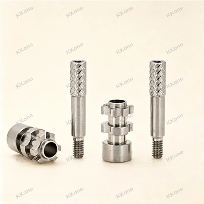 10Pcs Composite Open Tray Transfer Coping For Dentium Dental Implant Accessories Lab Supplies