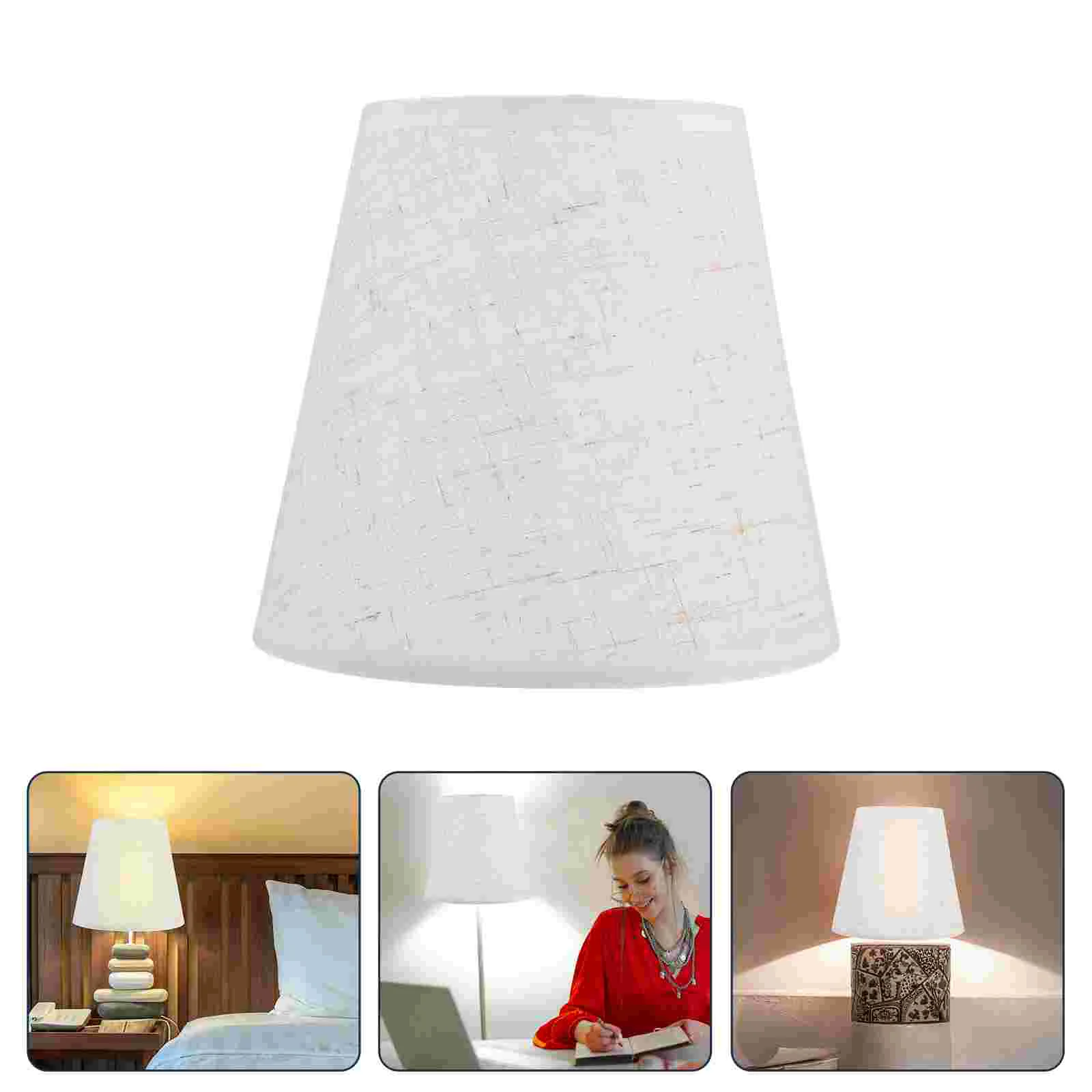 Clip Bulb Lampshade Ceiling Lampshades That Slip over The Lightbulb Linen Cover with Cloth Accessory Wall