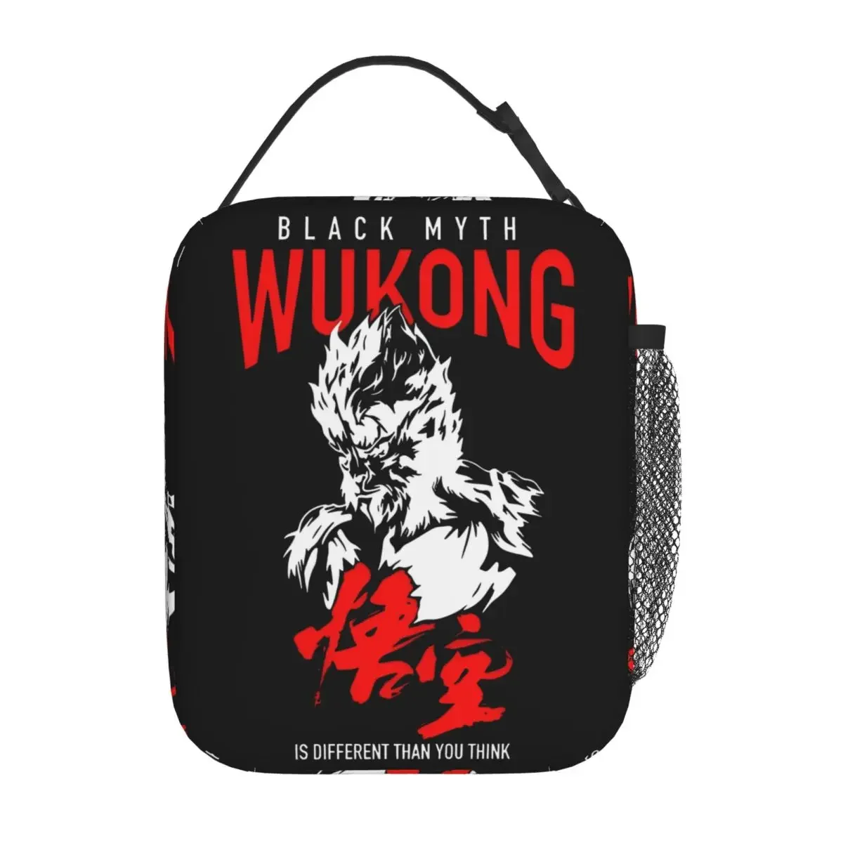 

Black Myth Wukong Monkey King Merch Insulated Lunch Bag For Work Food Container Portable Cooler Thermal Lunch Box