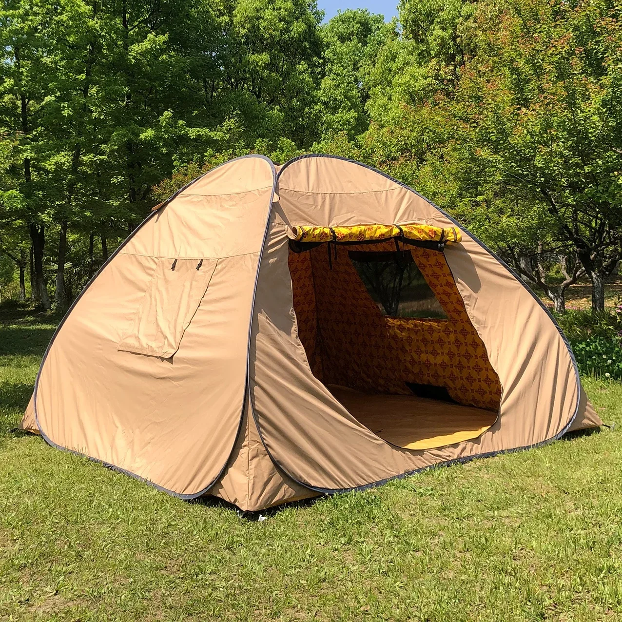 Tenda automática do deserto para uso ao ar livre, Tecido Oxford durável, Tenda Pop Up Portátil, Tenda de acampamento personalizada