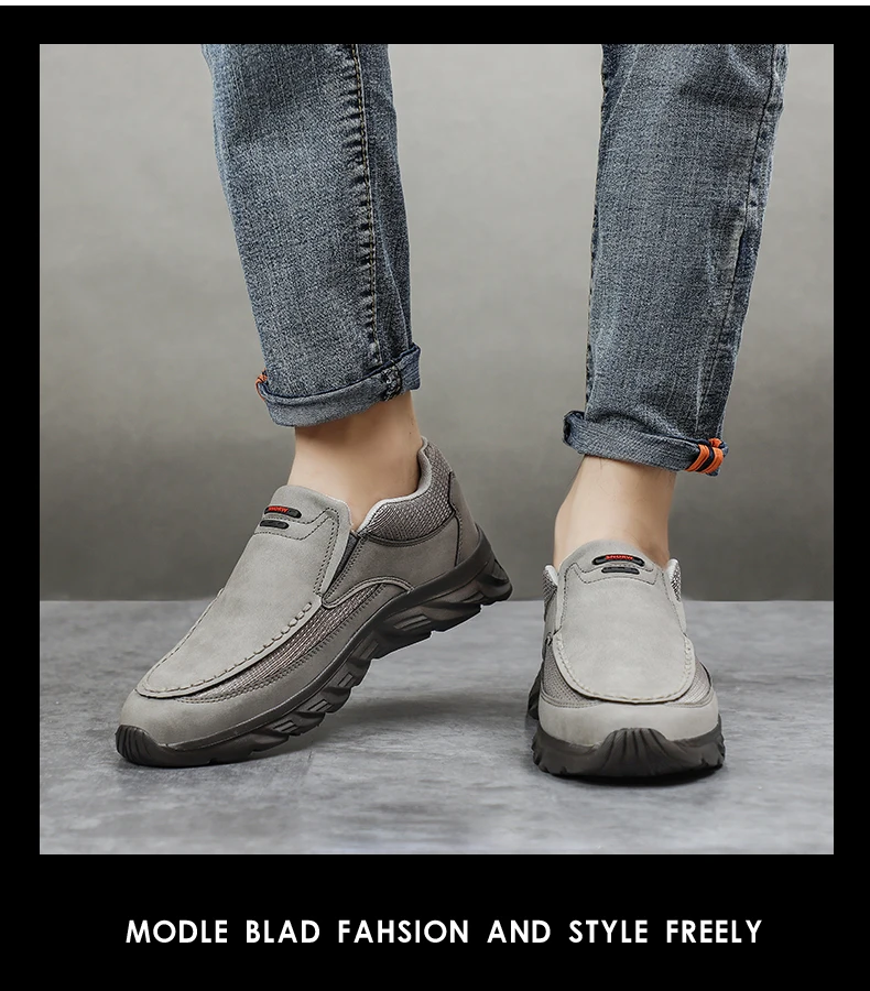 Männer Turnschuhe Licht Faulenzer Slip auf Casual Schuhe für Männer Bequeme Luxus Marke Männlichen Business Schuh Fahren Schuhe – Detail 14