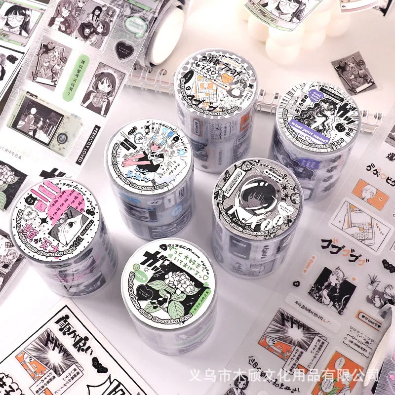 

Cute manga DIY decoration PET tape stickers
