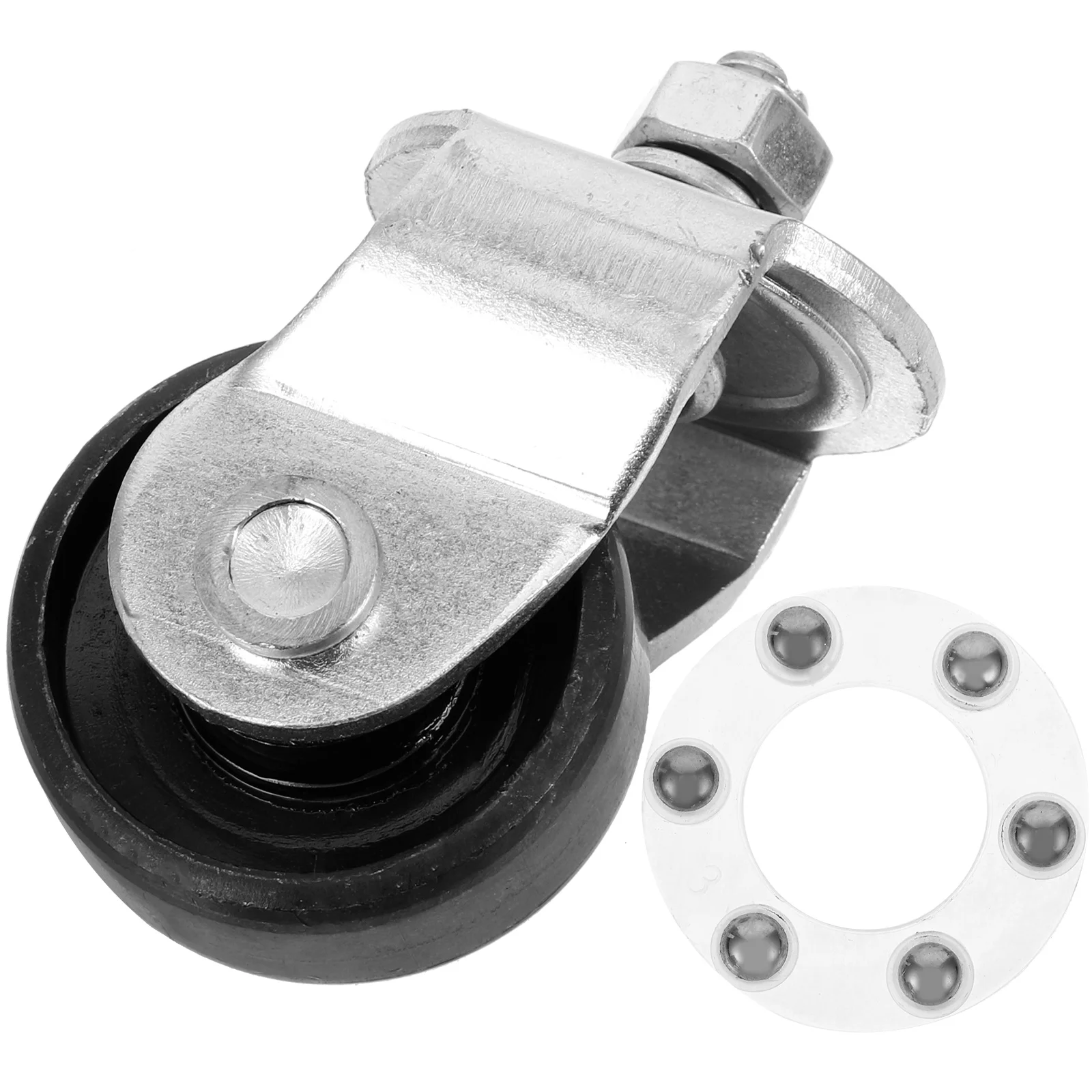 Trailer Jack Wheel Front Car Caster Wheels Steel Replacement Horizontal Casters