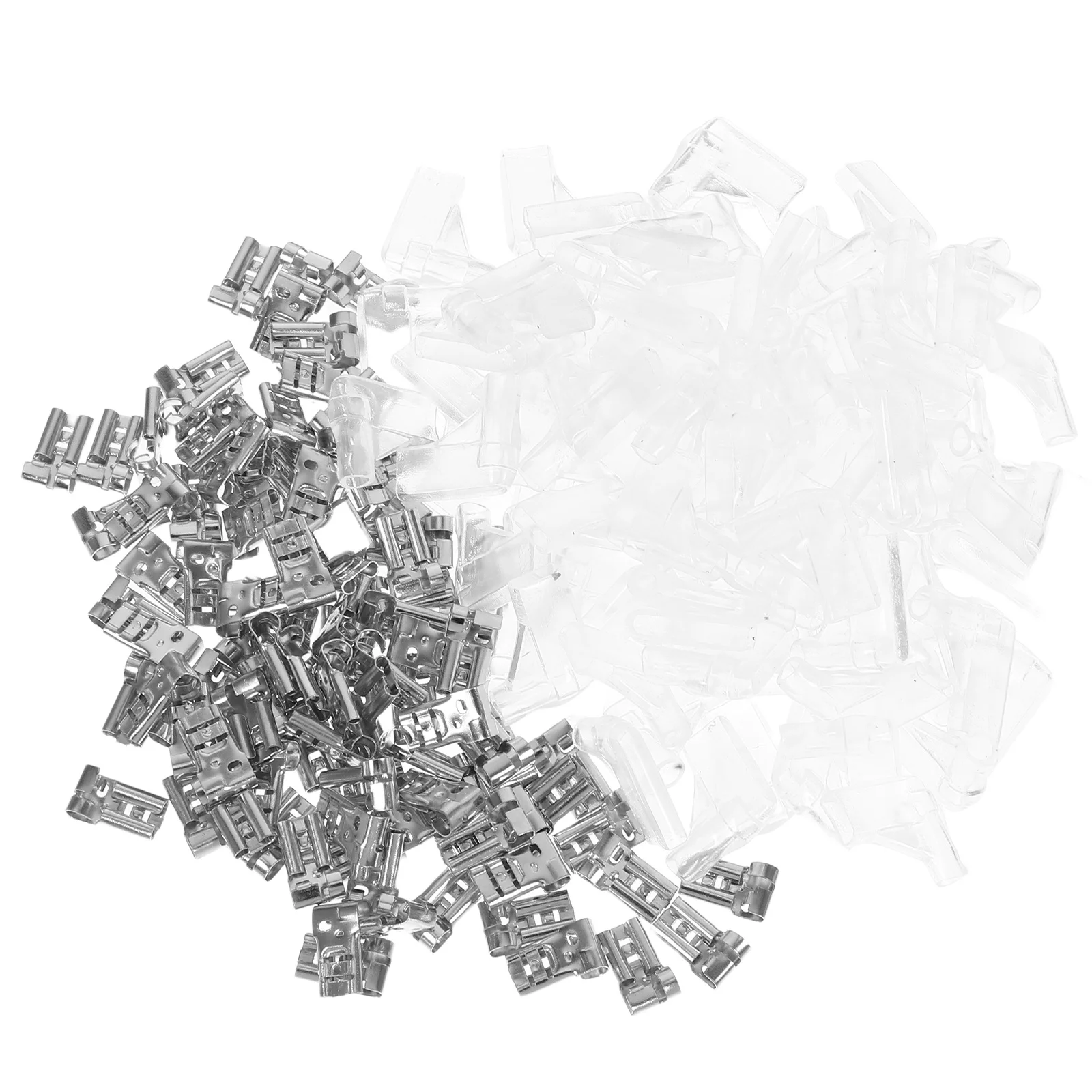 

100Pcs Copper Chicken Foot Crimp Terminal Connectors Flag Type Wire Connector Quick Disconnect Electrical Crimp Connectors